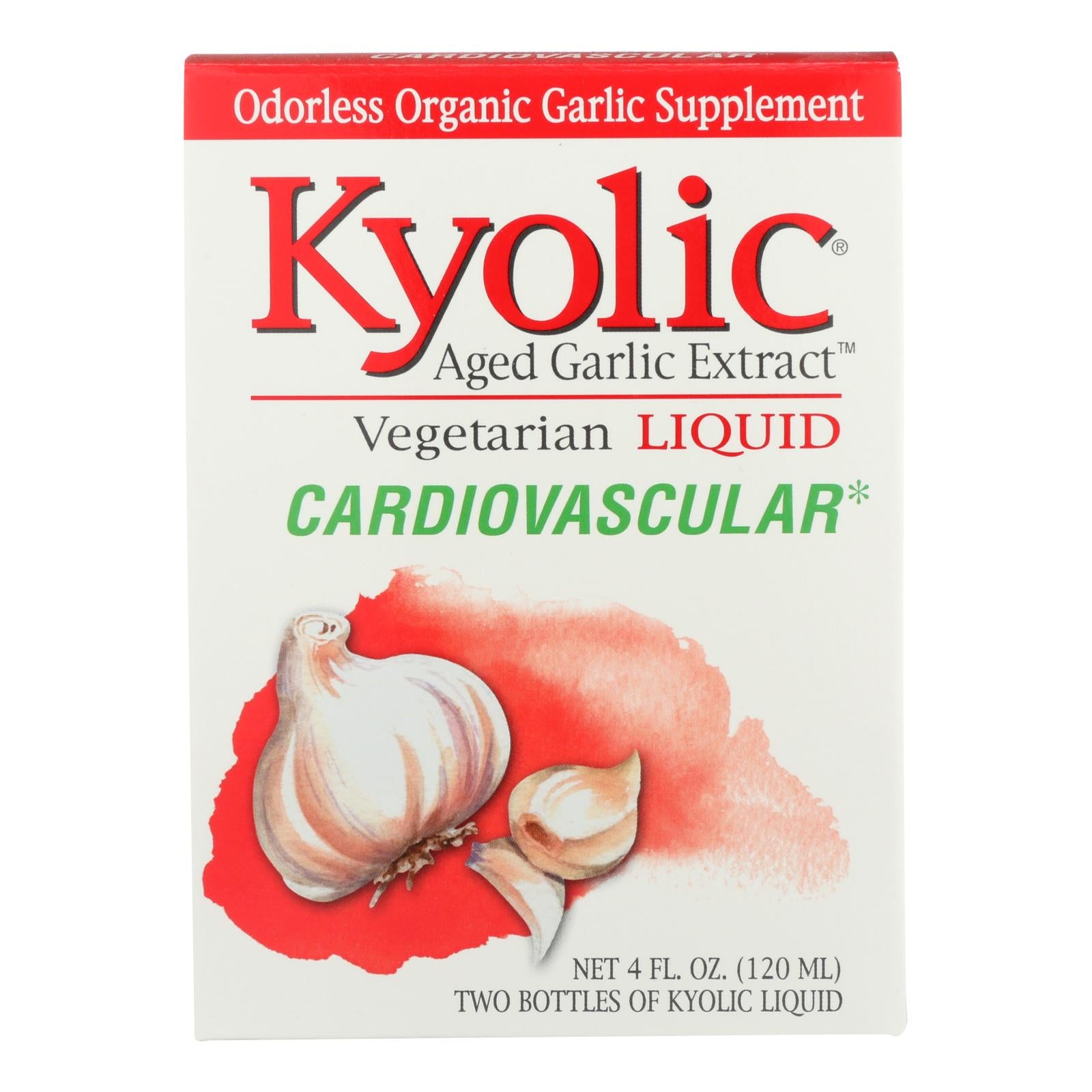 Kyolic Aged Garlic Extract Cardiovascular Support Liquid (4 Fl Oz)