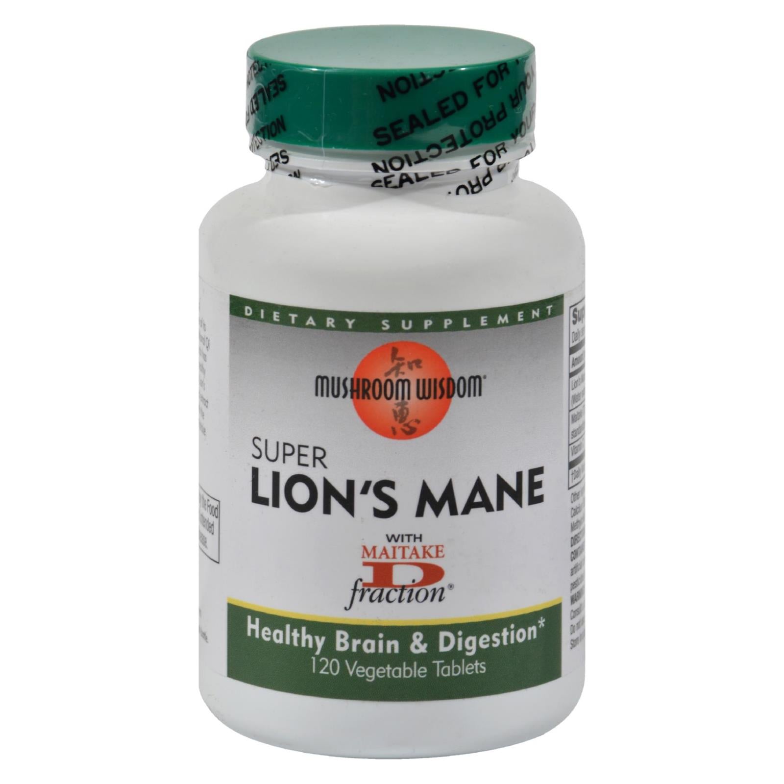 Lion's Mane 120 Vegetable Capsules by Mushroom Wisdom