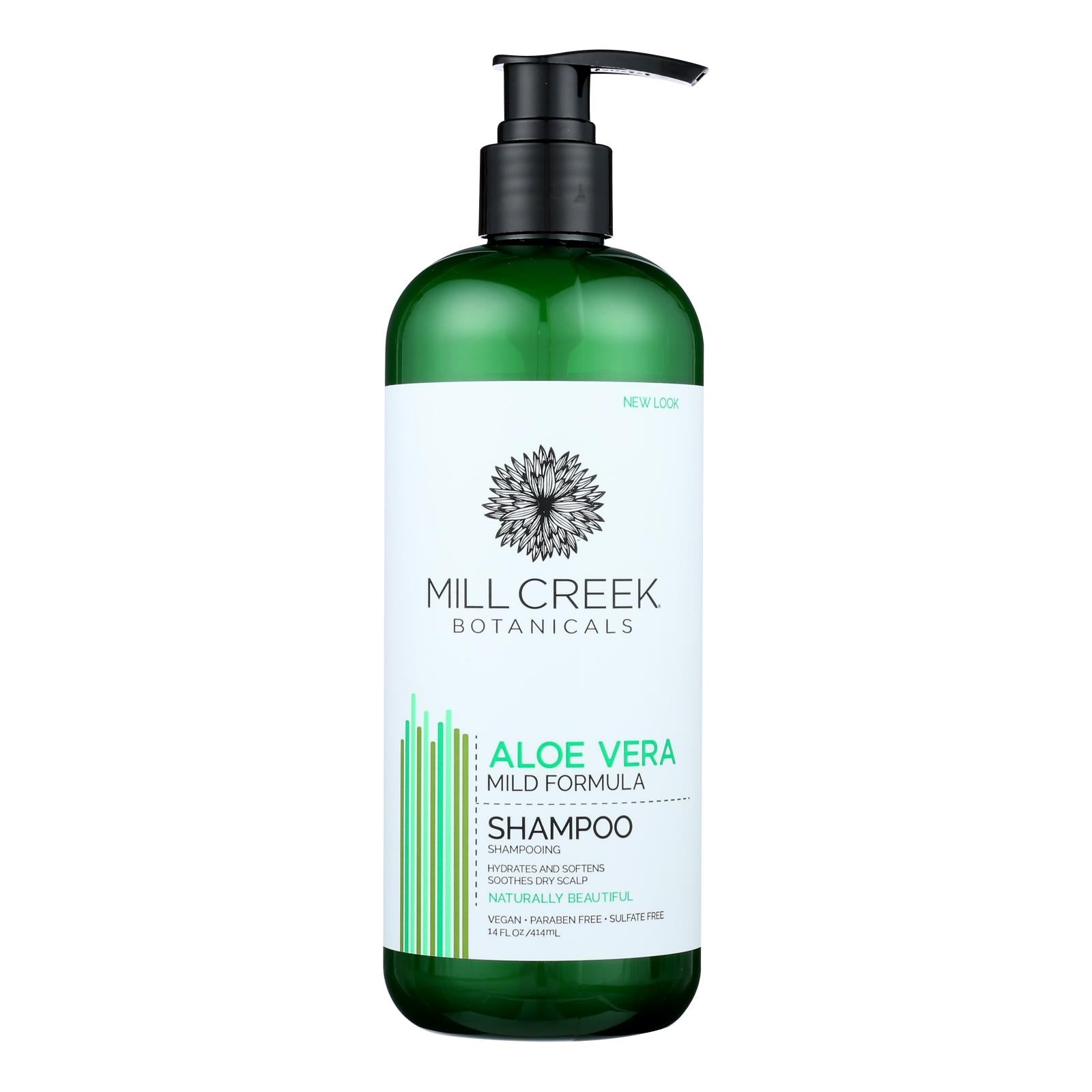 Mill Creek Botanicals Aloe Vera Hydrating and Moisturizing Shampoo - 14 Fl. Oz.