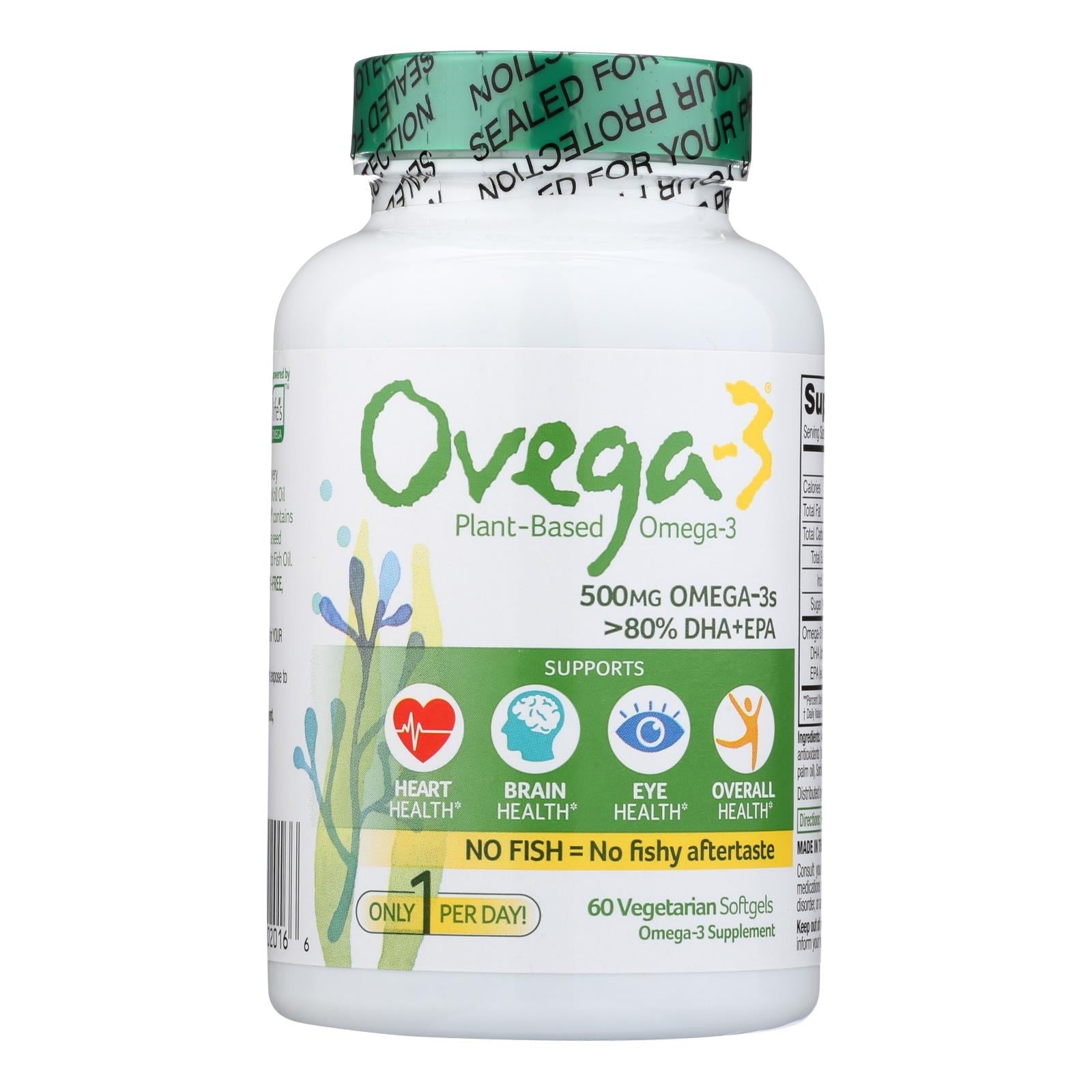 Amerifit Nutrition Ovega-3 (60 Softgels, 500 Mg)