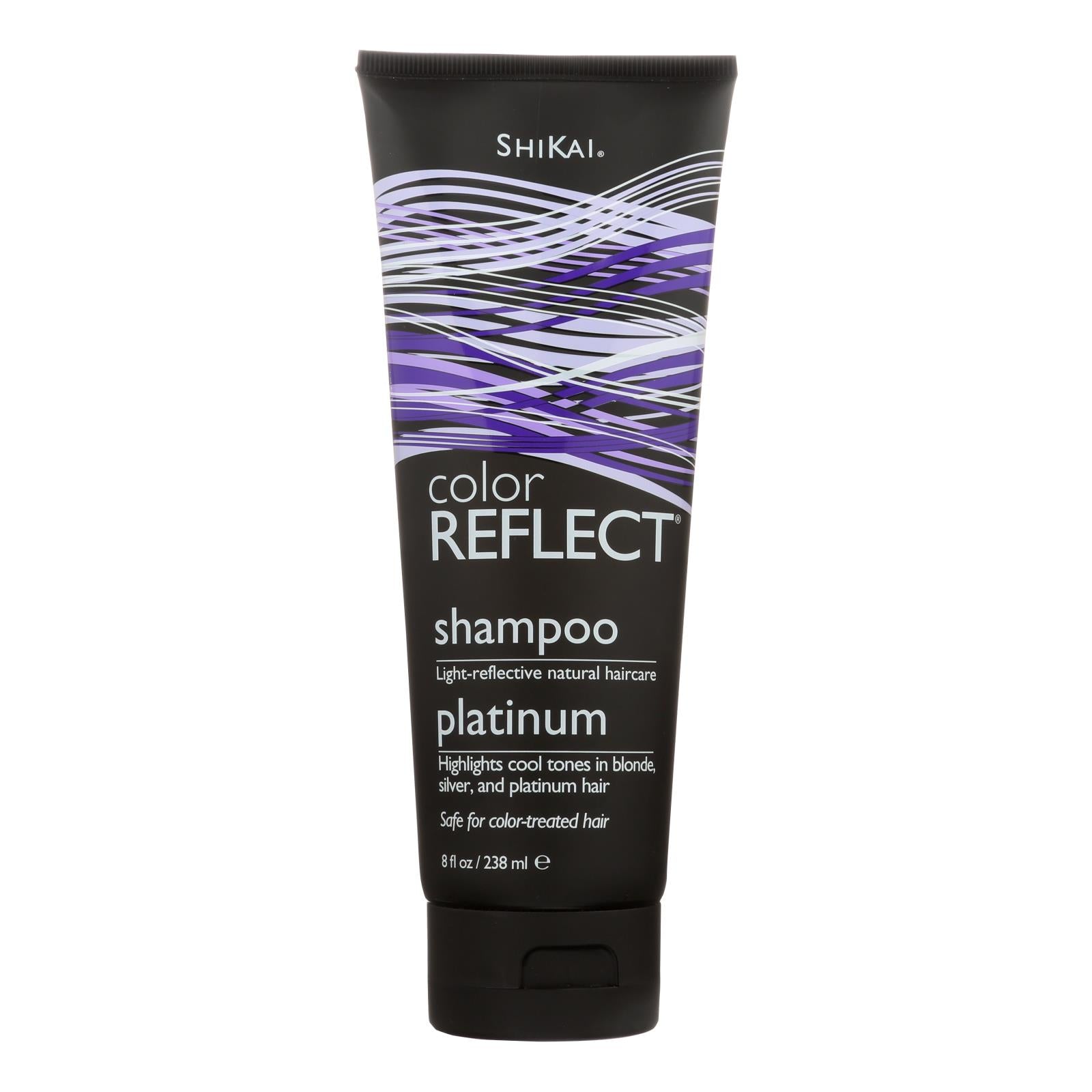 Shikai Color Reflect Platinum Shampoo for Shimmering Blonde Hair (8 Fl Oz)