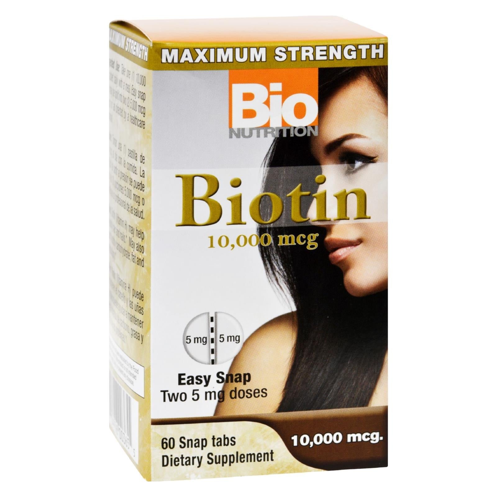 Bio Nutrition High Potency Biotin 10000 Mcg (60 Tablets)