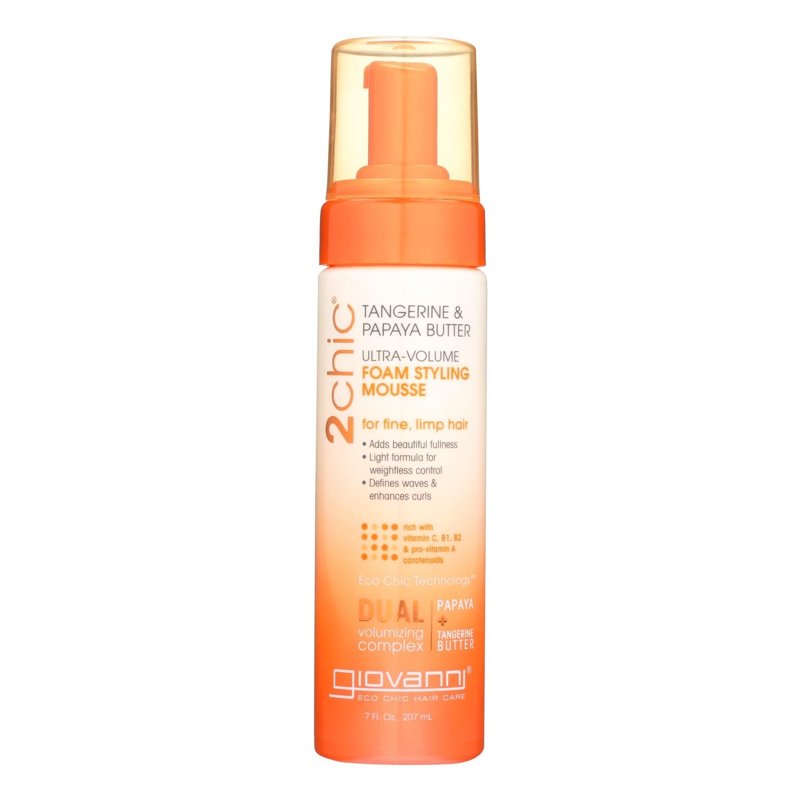 Giovanni 2chic Ultra-Volume Styling Mousse - 7 Fl Oz