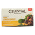 Celestial Seasonings Lemon Ginger Herbal Tea, Caffeine-Free, 20 Bags (Pack of 6)