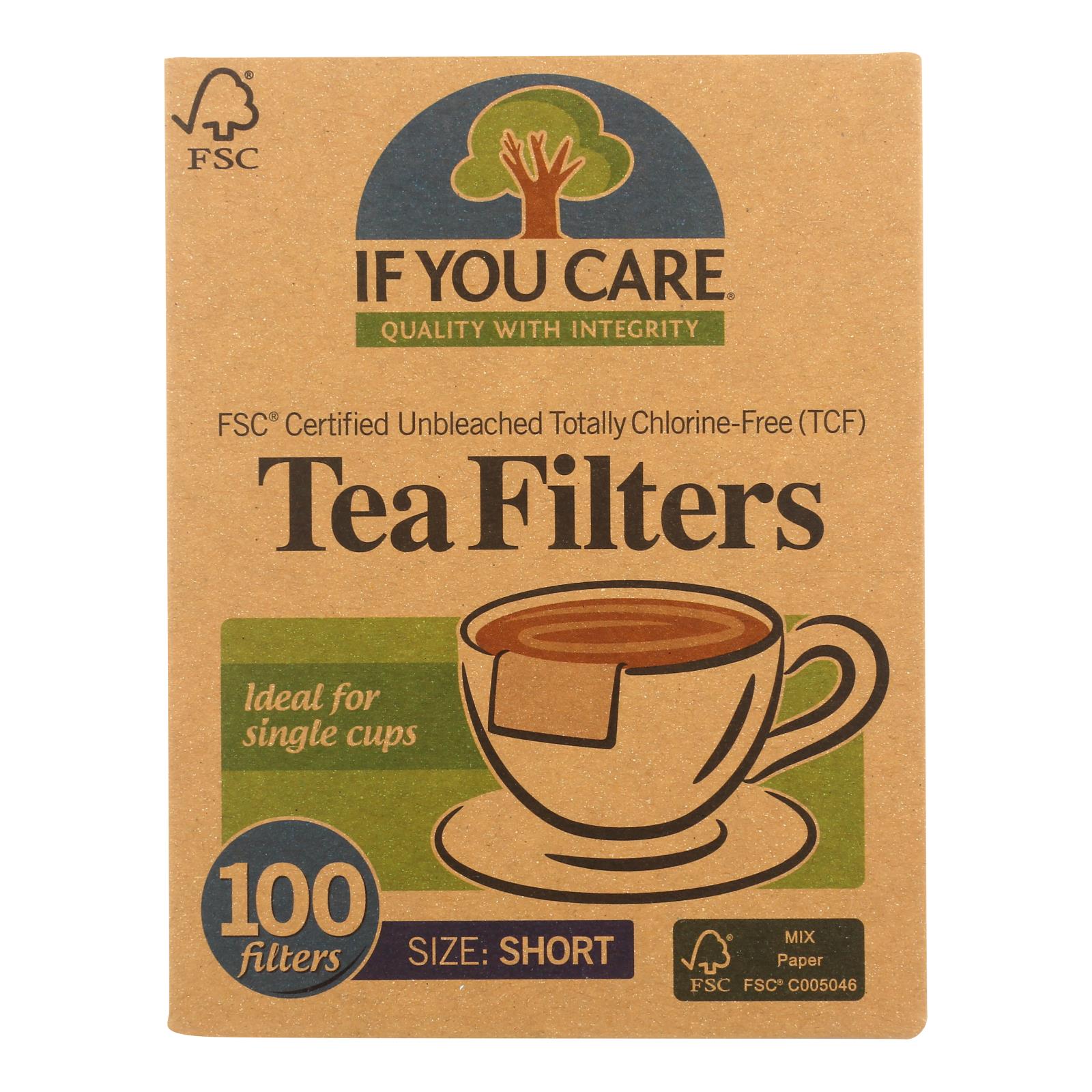 If You Care Unbleached Tea Filters: FSC Certified, 18 Pack of 100ct