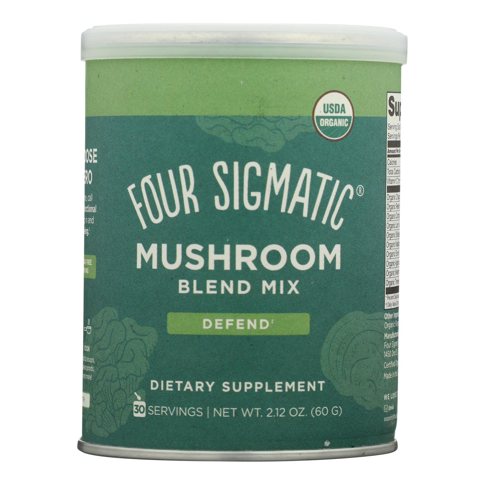Four Sigmatic 10-Mushroom Superfood Blend Supplement (30 Servings)