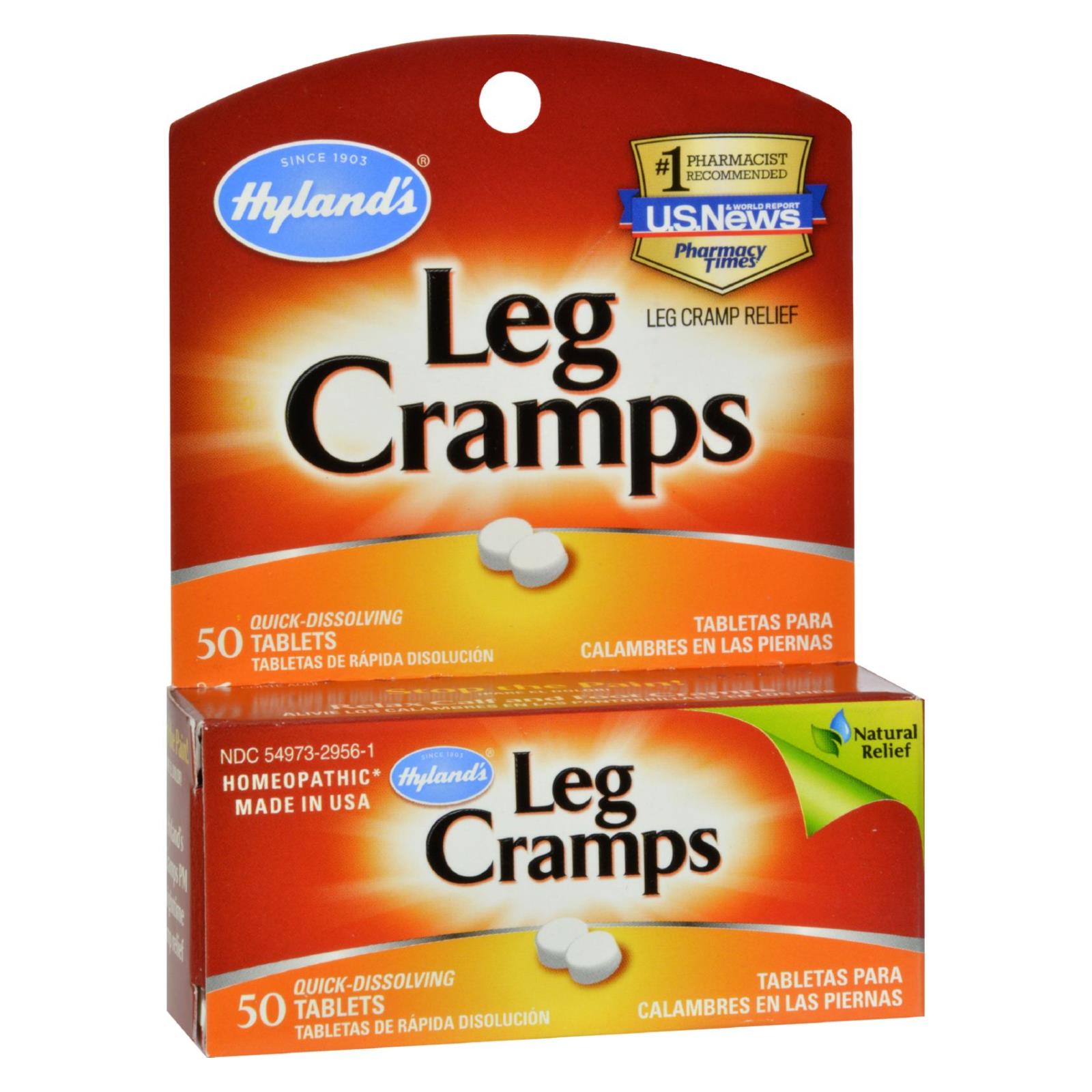 Hyland's Leg Cramps Support, 50 Quick-Dissolving Tablets for Fast Relief