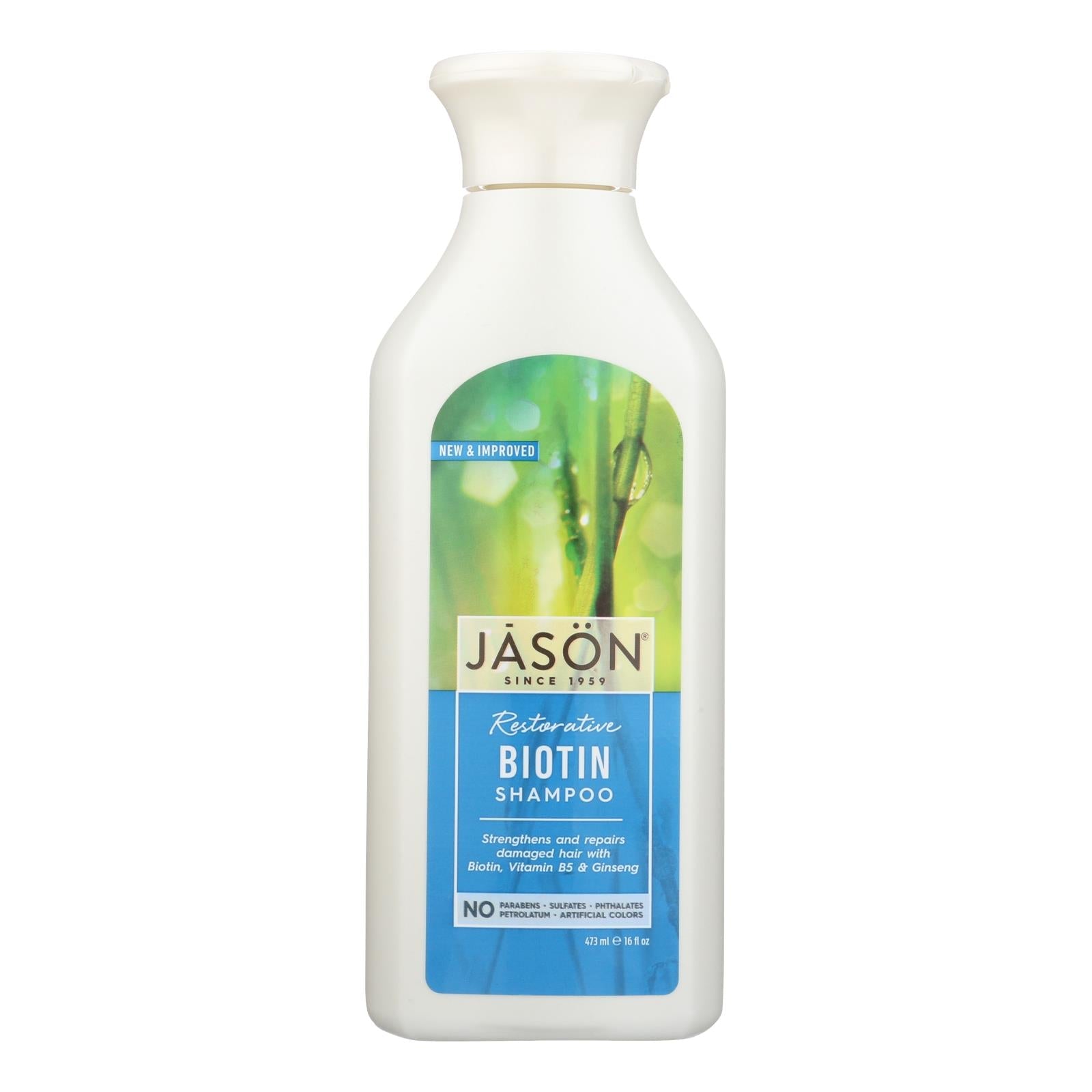 Jason Restorative Biotin Pure Natural Shampoo - 16 Fl Oz.