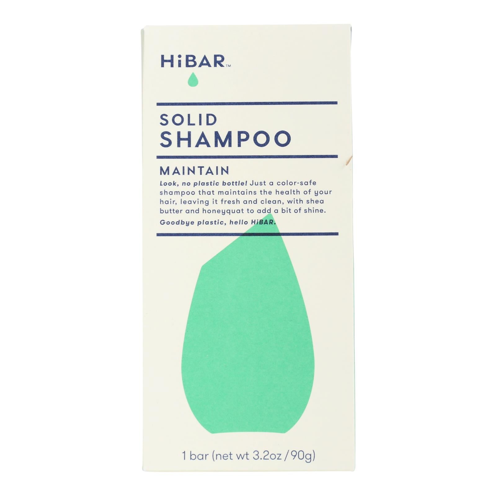 Hibar Inc Solid Shampoo for Maintain - 3.2oz