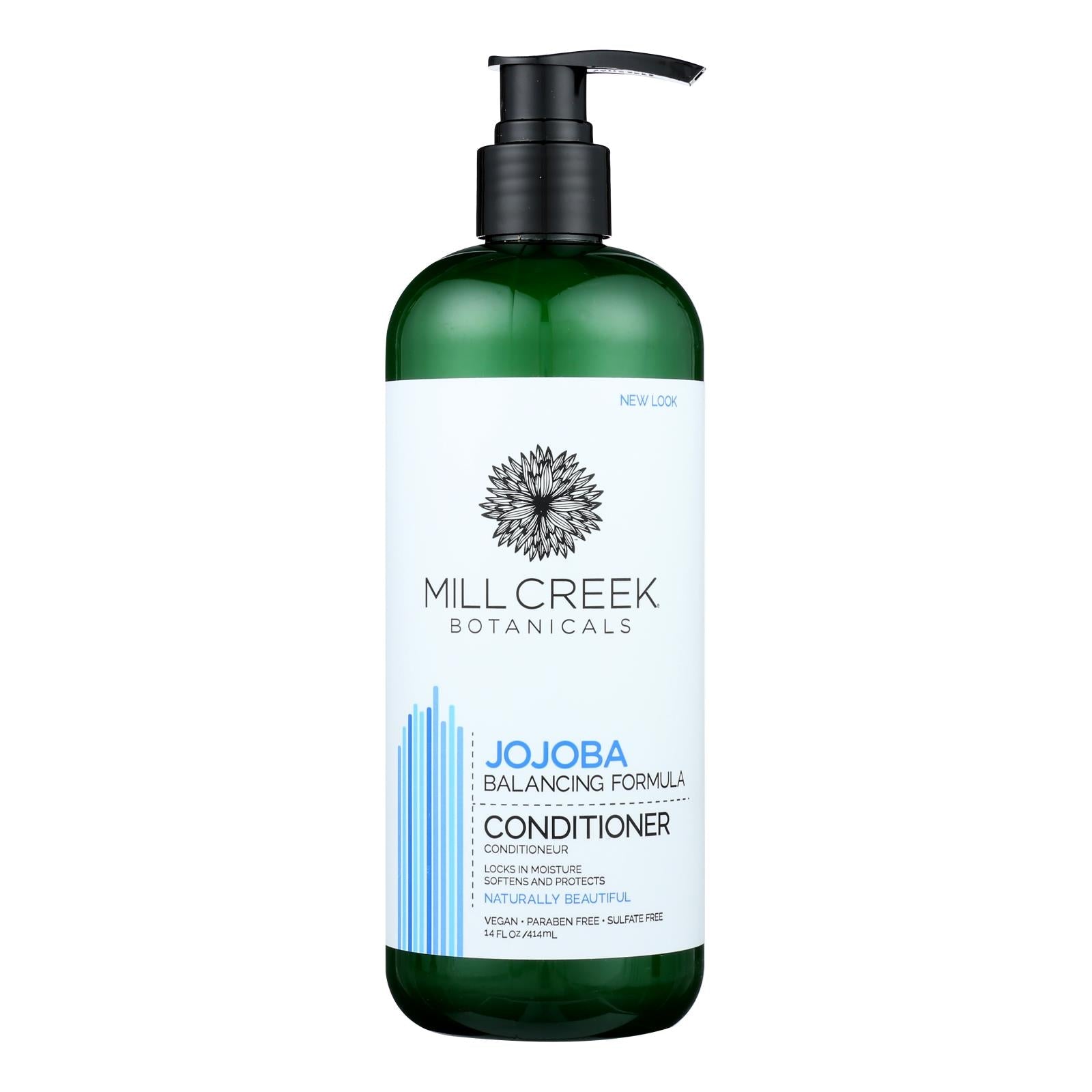 Mill Creek Botanicals Jojoba Hair Conditioner - Nourishing Scalp - 14 Fl. Oz.