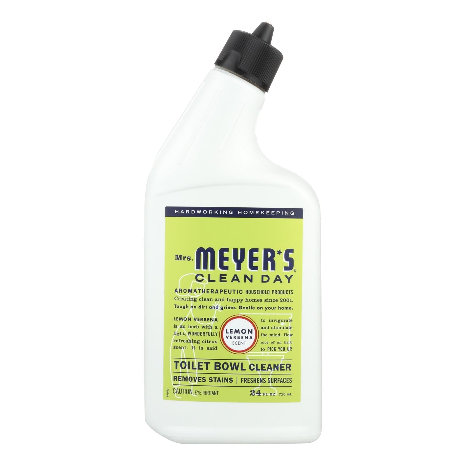 Mrs. Meyer's Clean Day Lemon Verbena Toilet Bowl Cleaner (Pack of 6 - 24 Fl Oz)