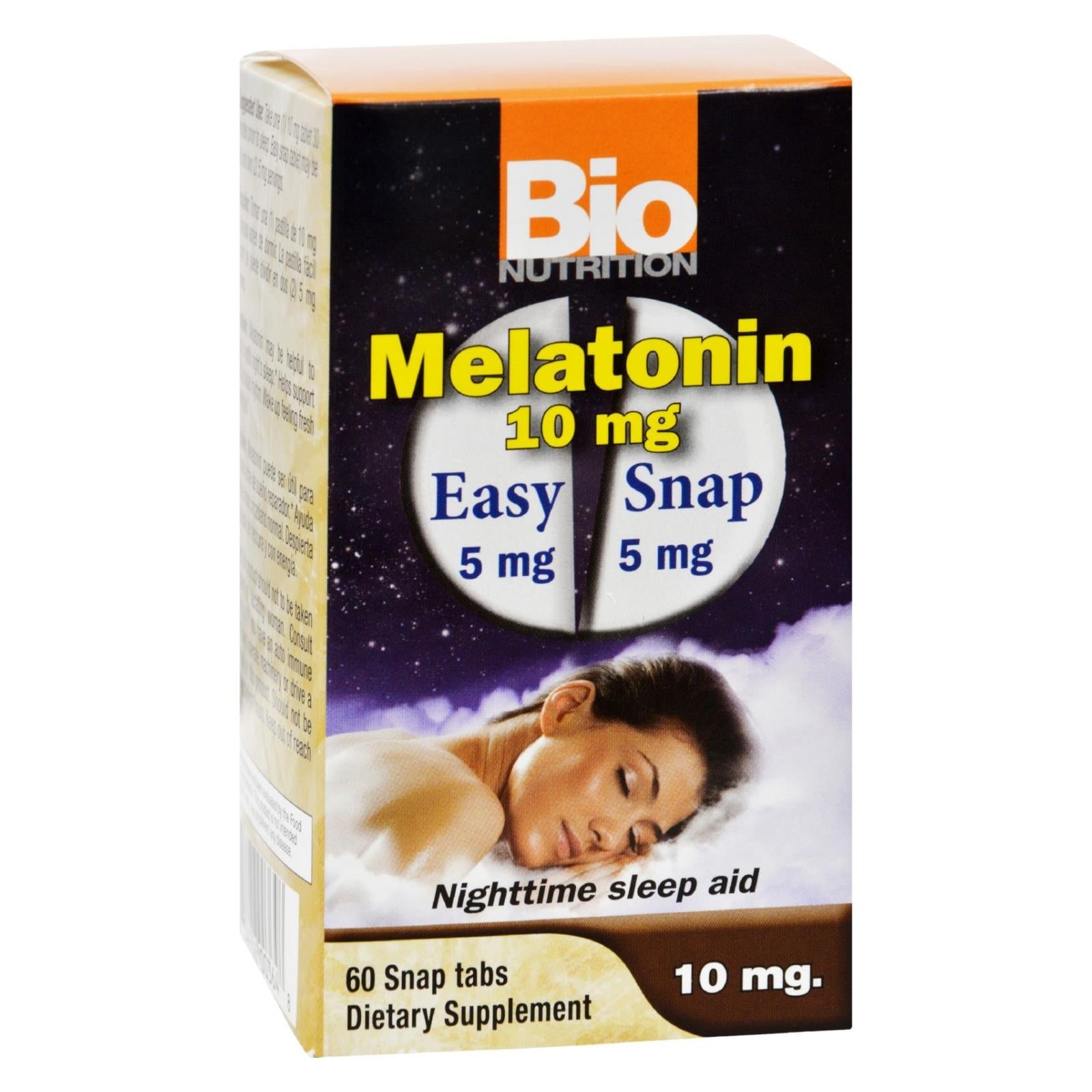 Bio Nutrition Inc Melatonin 10 mg Tablets (Pack of 60)