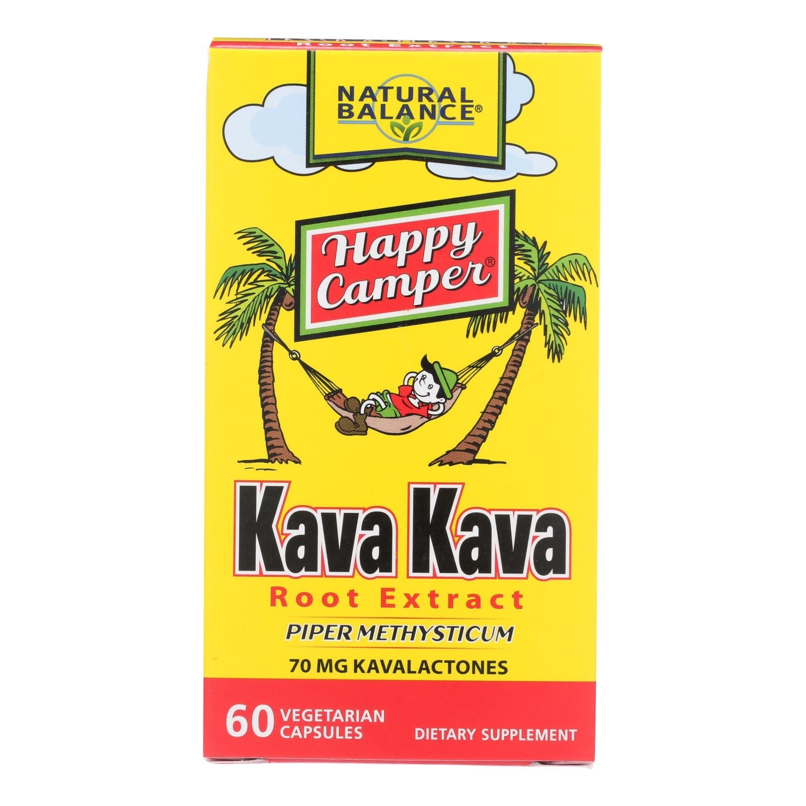 Natural Balance Kava Kava Root Extract 60 Vegetarian Capsules