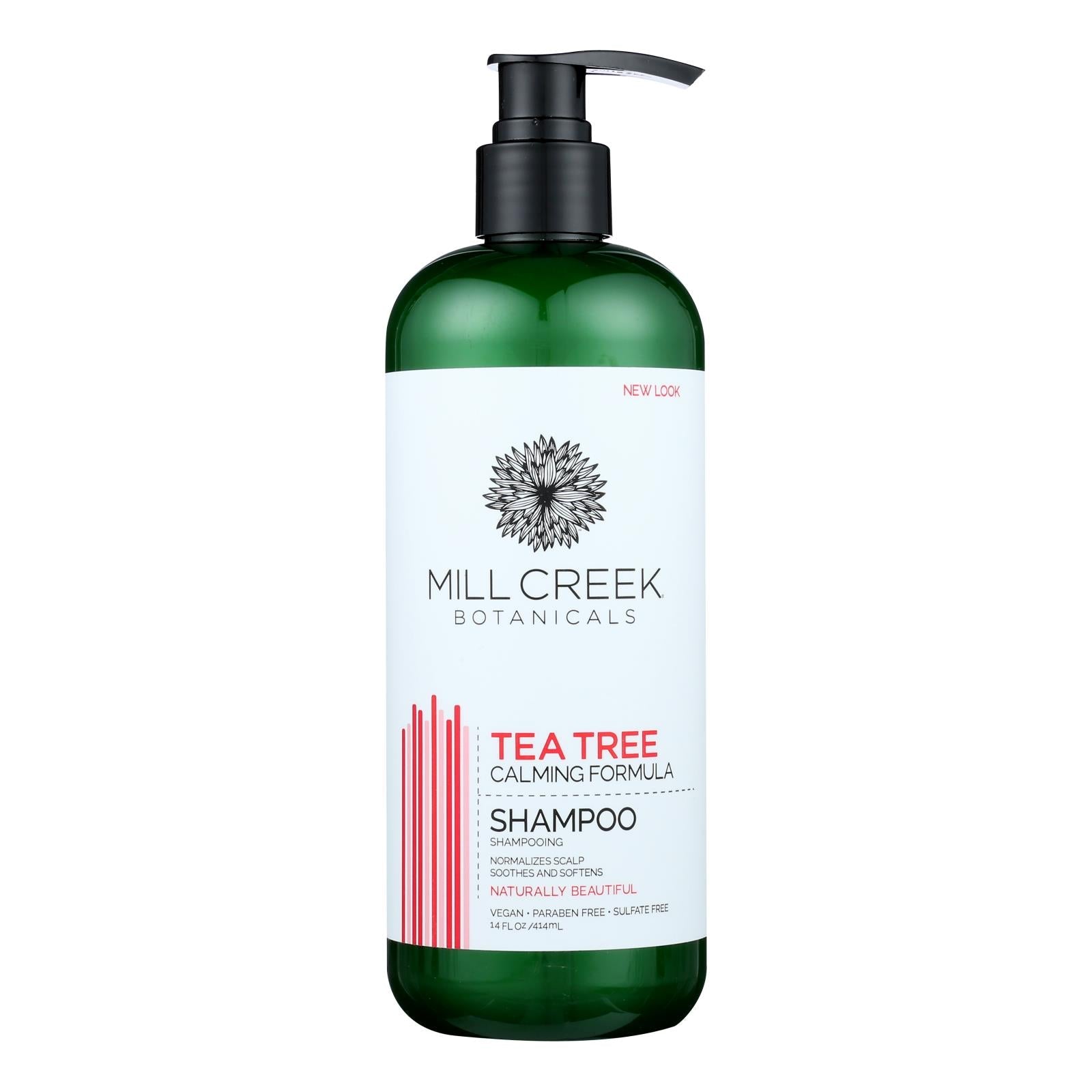 Millcreek Botanicals Tea Tree Oil Dandruff Shampoo, 14 Fl. Oz.