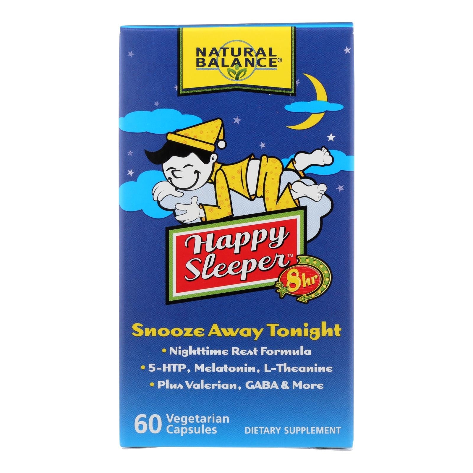 Natural Balance Happy Sleeper Vegetarian Capsules, 60 Count