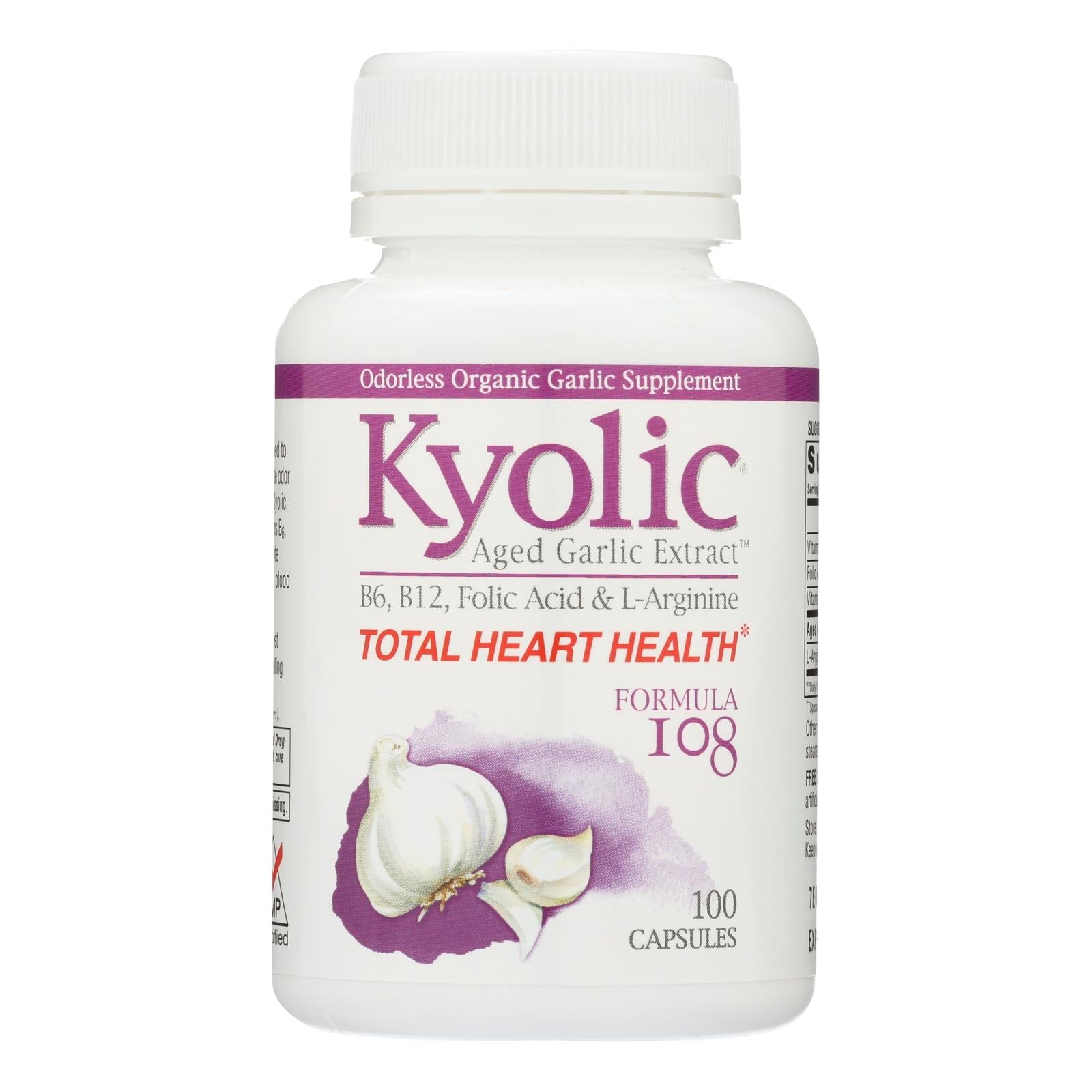 Kyolic Aged Garlic Extract: Heart Health Formula 100 Capsules