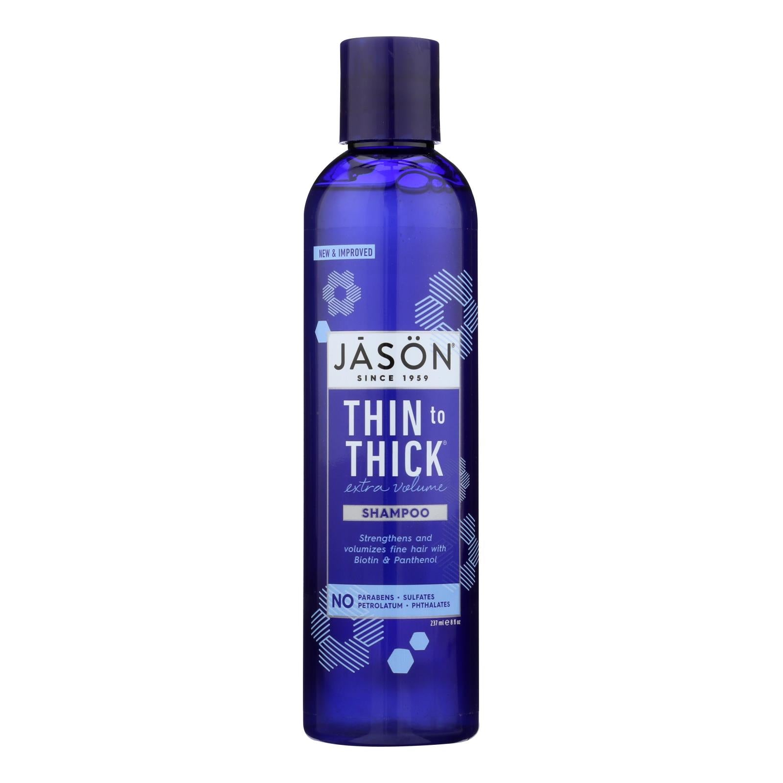 Jason Thickening Shampoo for Voluminous, Fuller Hair (8 Fl Oz)