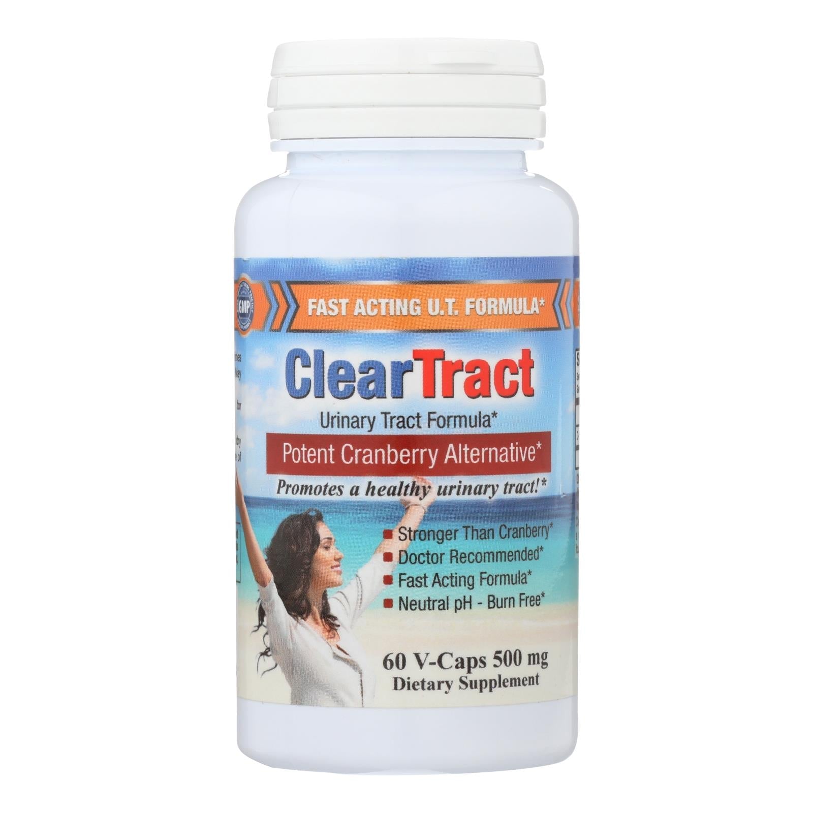 Cleartract D-Mannose Formula - 500mg - 60 Capsules