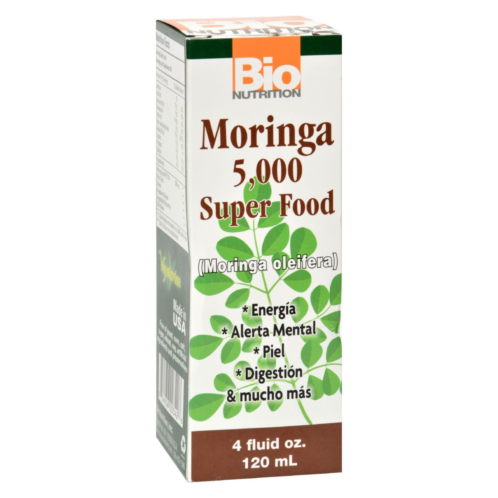 Bio Nutrition Moringa Superfood Extract 5000mg, 4 fl oz