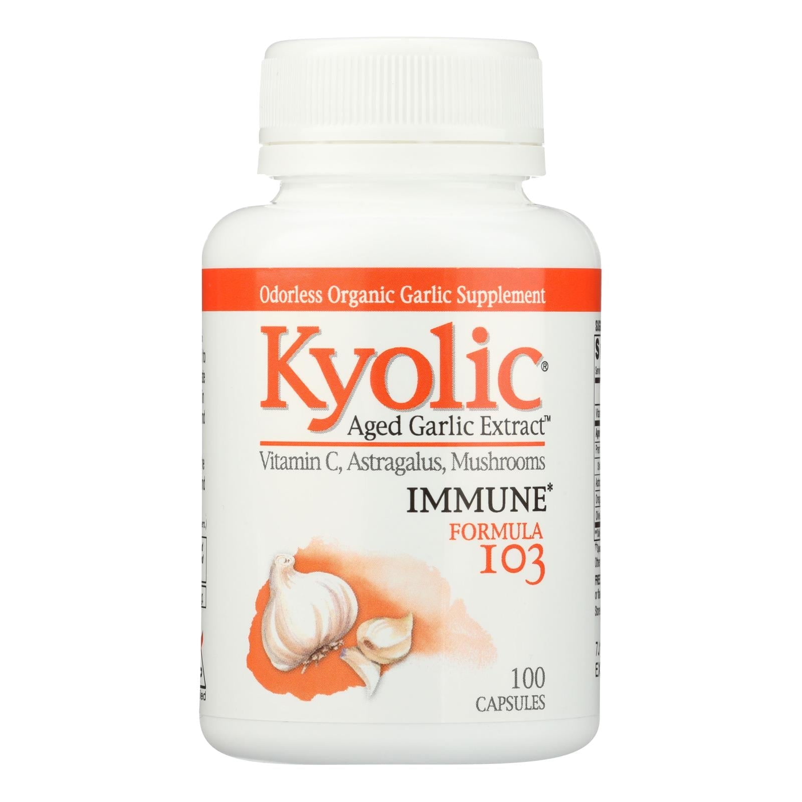 Kyolic Aged Garlic Extract Immune Booster - 100 Capsules