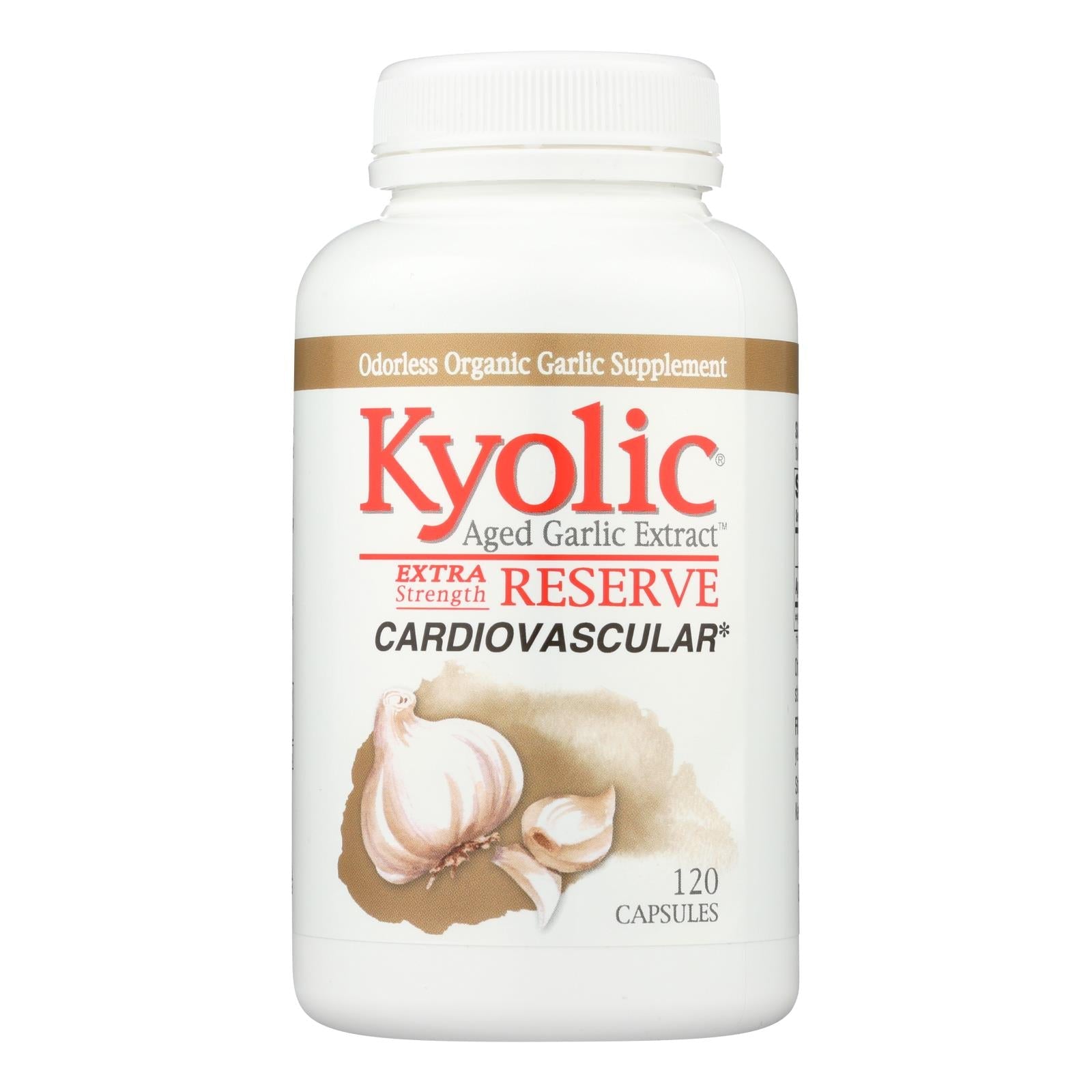 Cardiovascular Health Booster: Kyolic Aged Garlic Extract Cardiovascular Extra Strength (120 Capsules)