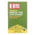 Equal Exchange Organic Green Ginger Tea, 20 Bags, Pack of 6