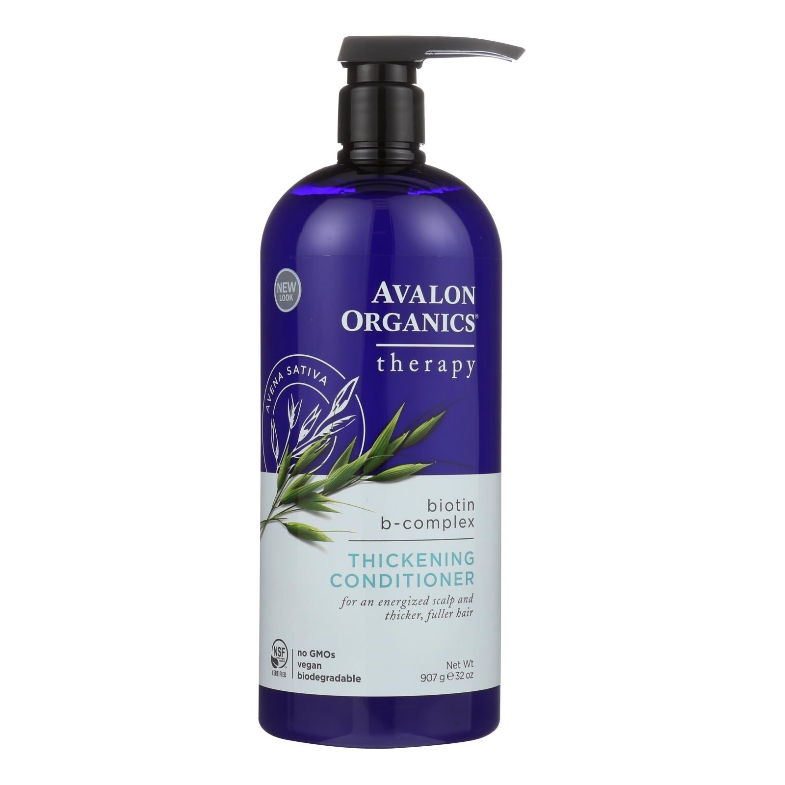 Avalon Organics Biotin-B Complex Revitalizing Conditioner, 32 Oz.