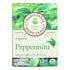 Traditional Medicinals Organic Peppermint Herbal Tea, Caffeine-Free 16 Tea Bags (Pack of 6)