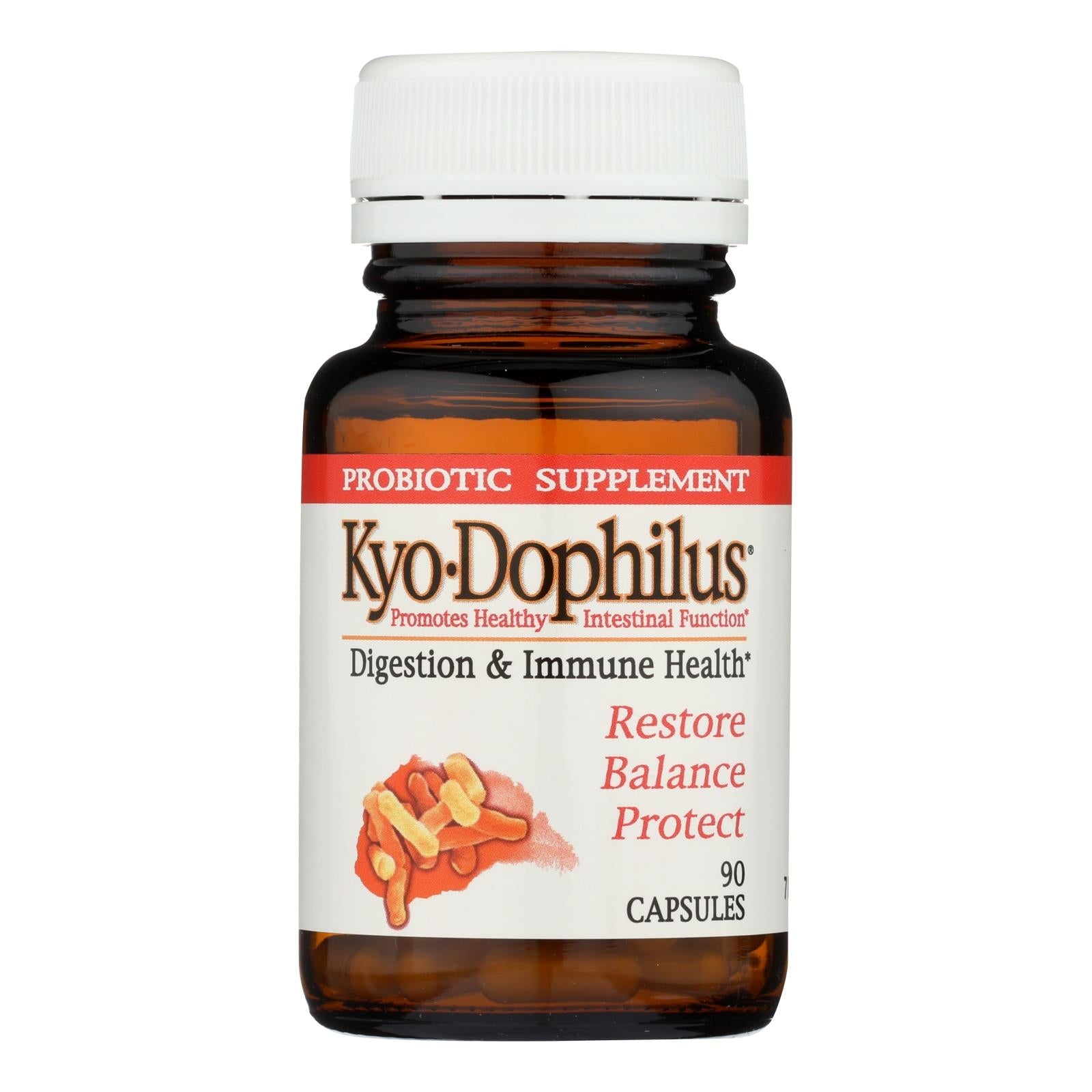 Kyolic Kyo-dophilus Digestion and Immune Health Support - 90 Capsules