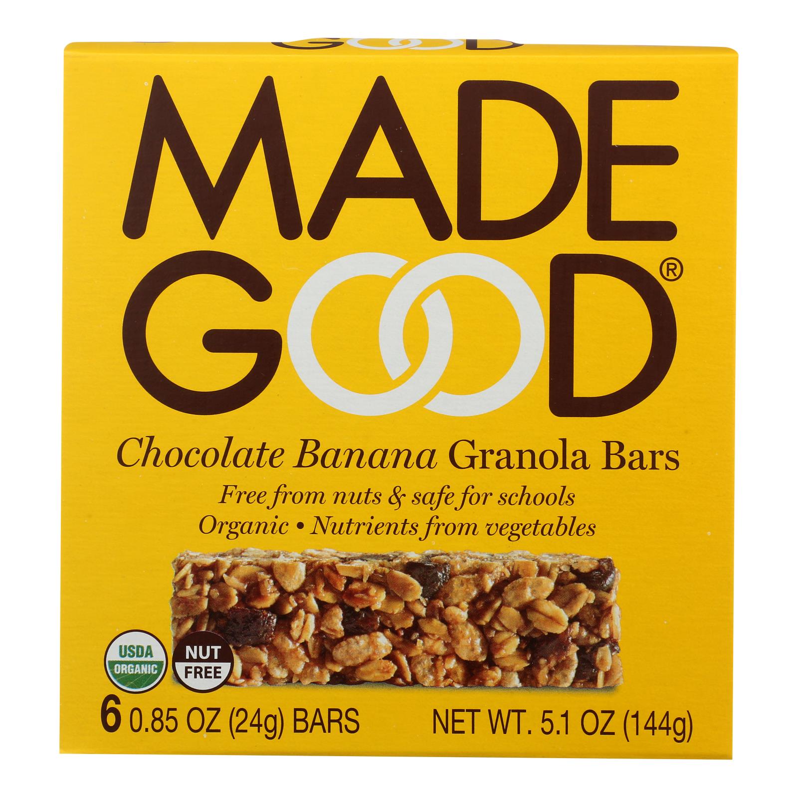 Made Good Chocolate Banana Granola Bar (Pack of 6 - 5 Oz.)