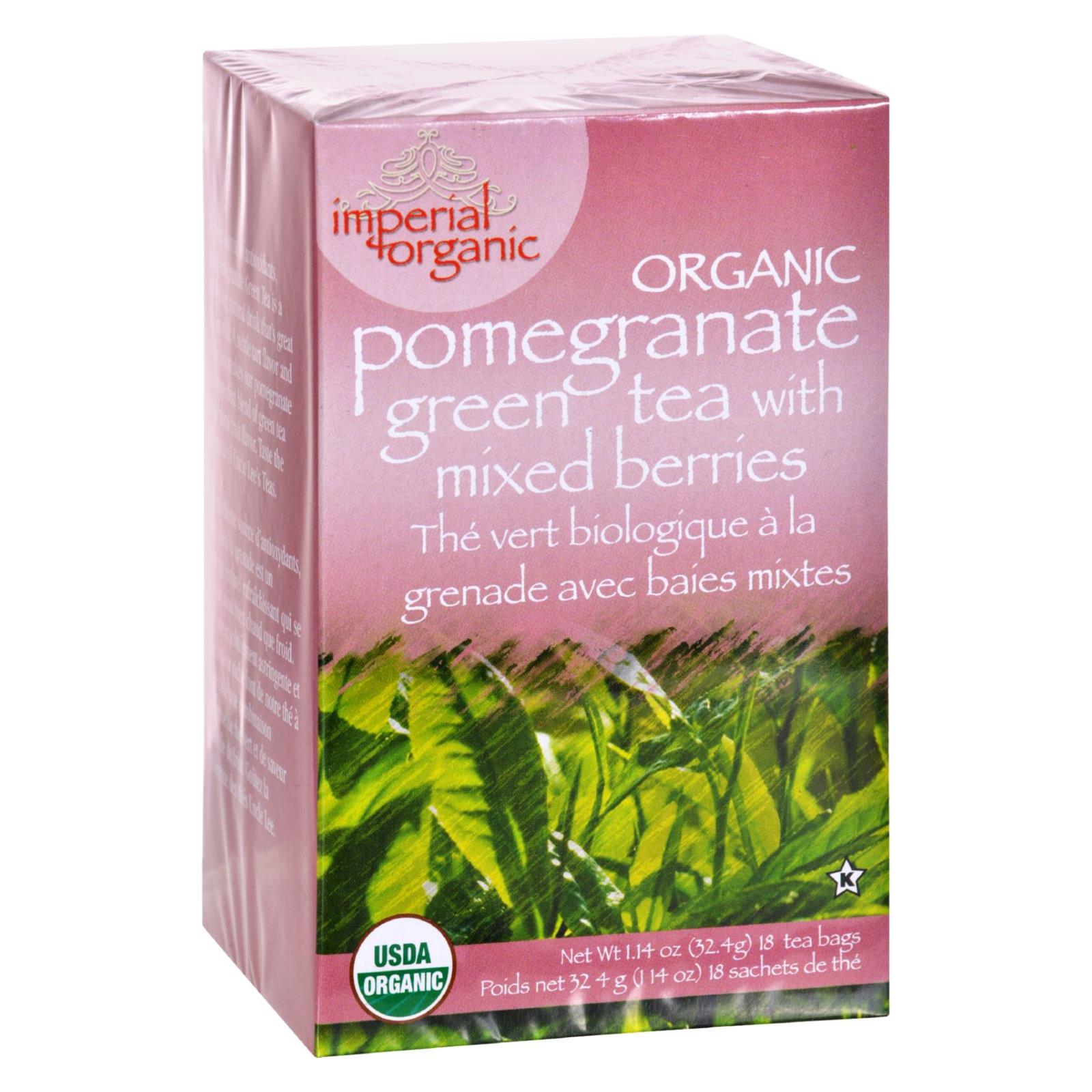 Uncle Lee's Organic Pomegranate Green Tea with Mixed Berries 18-Count