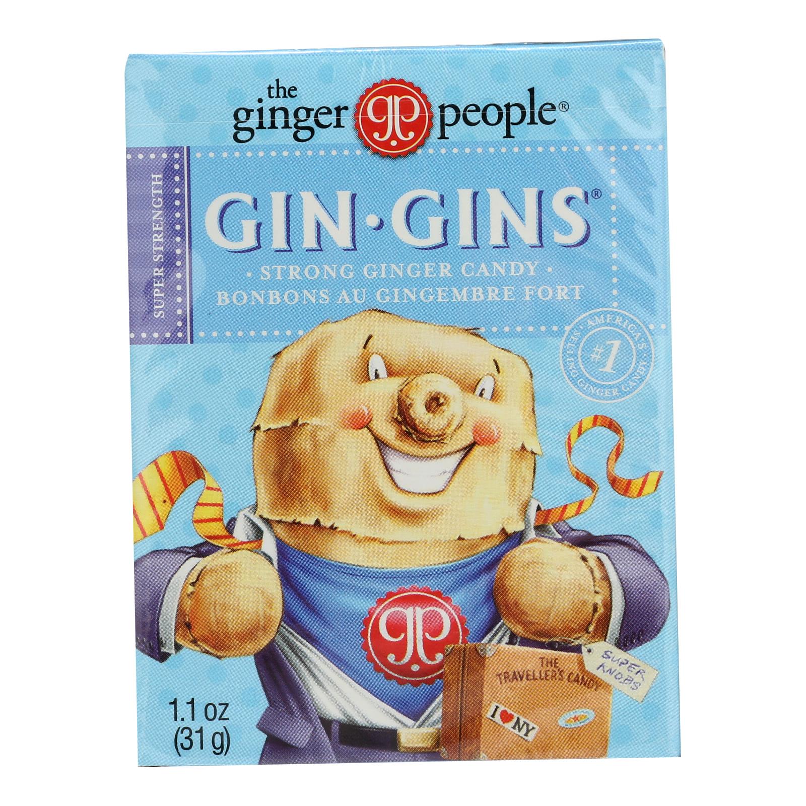 The Ginger People Gin Gins Super Boost Candy (24-Pack) - 1.1 Oz.