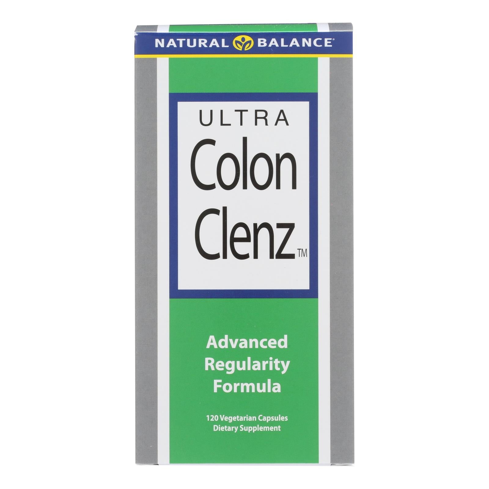 Natural Balance Ultra Colon Clenz Vegetarian Capsules, 120 Count