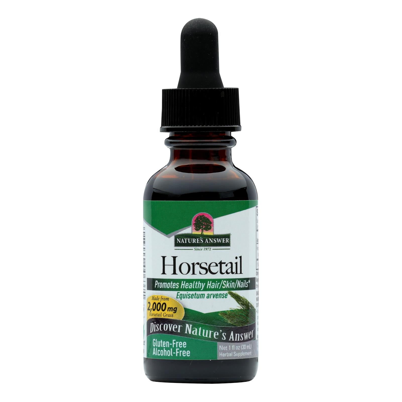 Nature's Answer Horsetail Herb Alcohol-Free Liquid Extract, 1 Fluid Ounce