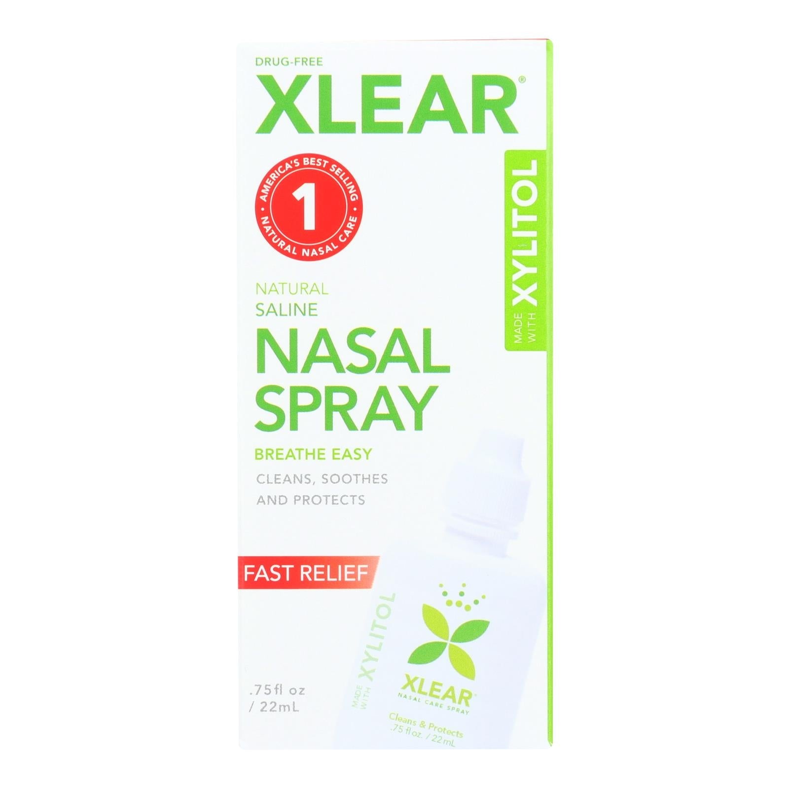 Xlear Nasal Spray Sinus Relief - .75 Fl. Oz.
