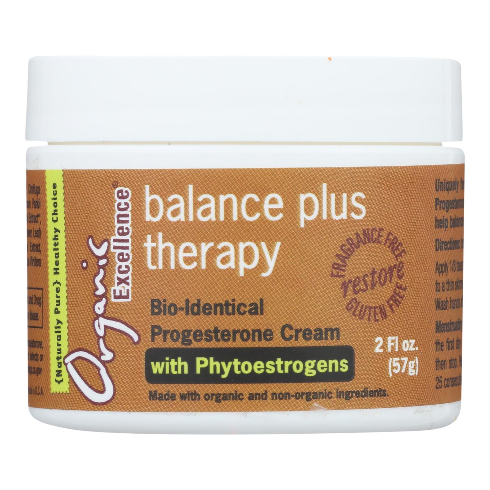 Organic Balance Plus Therapy Cream, 2 Oz.