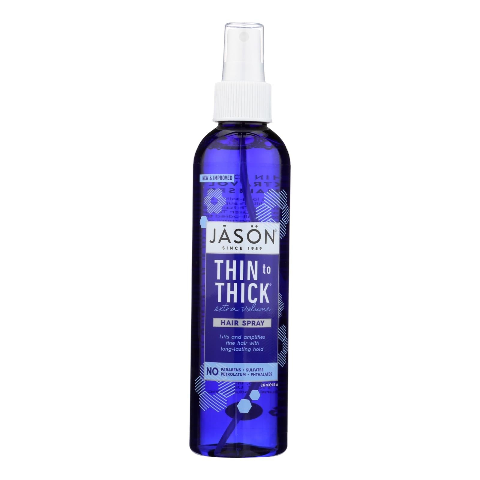 Jason Thickening Hair Spray for Enhanced Volume (8 Fl Oz)