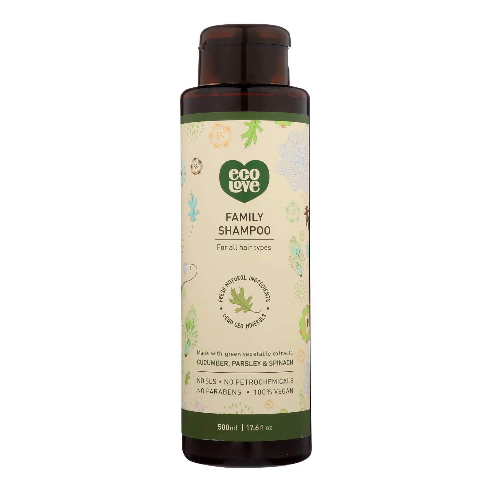 Ecolove Green Vegetable Family Shampoo - 17.6 Fl Oz