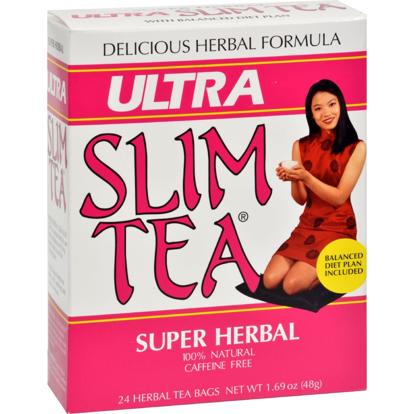 Hobe Labs Ultra Slim Tea Super Herbal Tea Bags (Pack of 24)