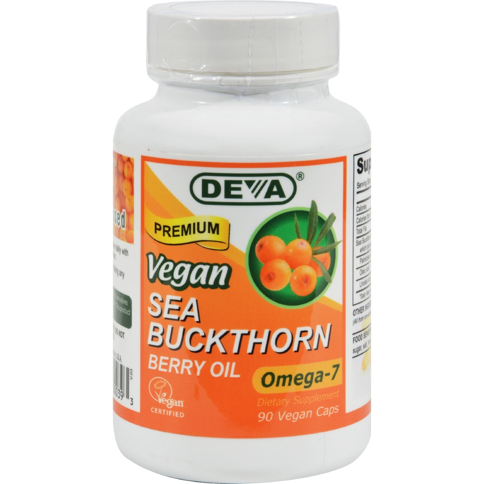 Deva Veg Omega-3 DHA - Vegan Omega-3 EPA & DHA ( 90) Vegan Softgels