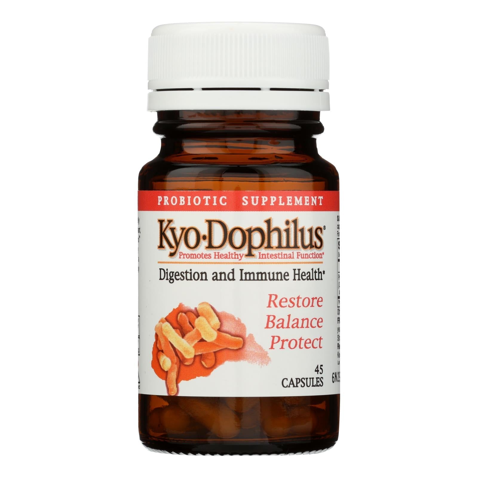 Kyolic Kyo-dophilus Probiotic Supplement, 45 Capsules