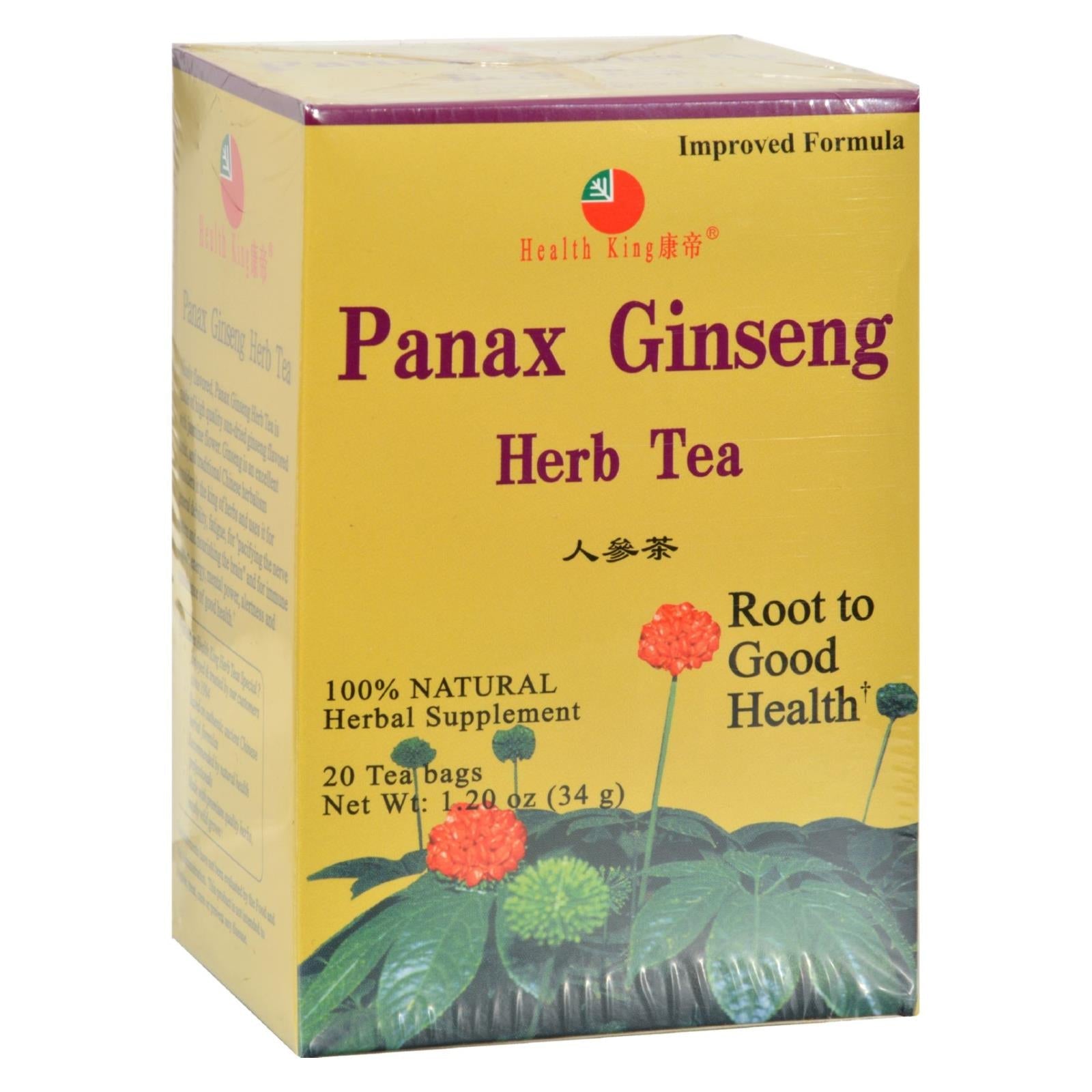 Health King Panax Ginseng Herb Tea