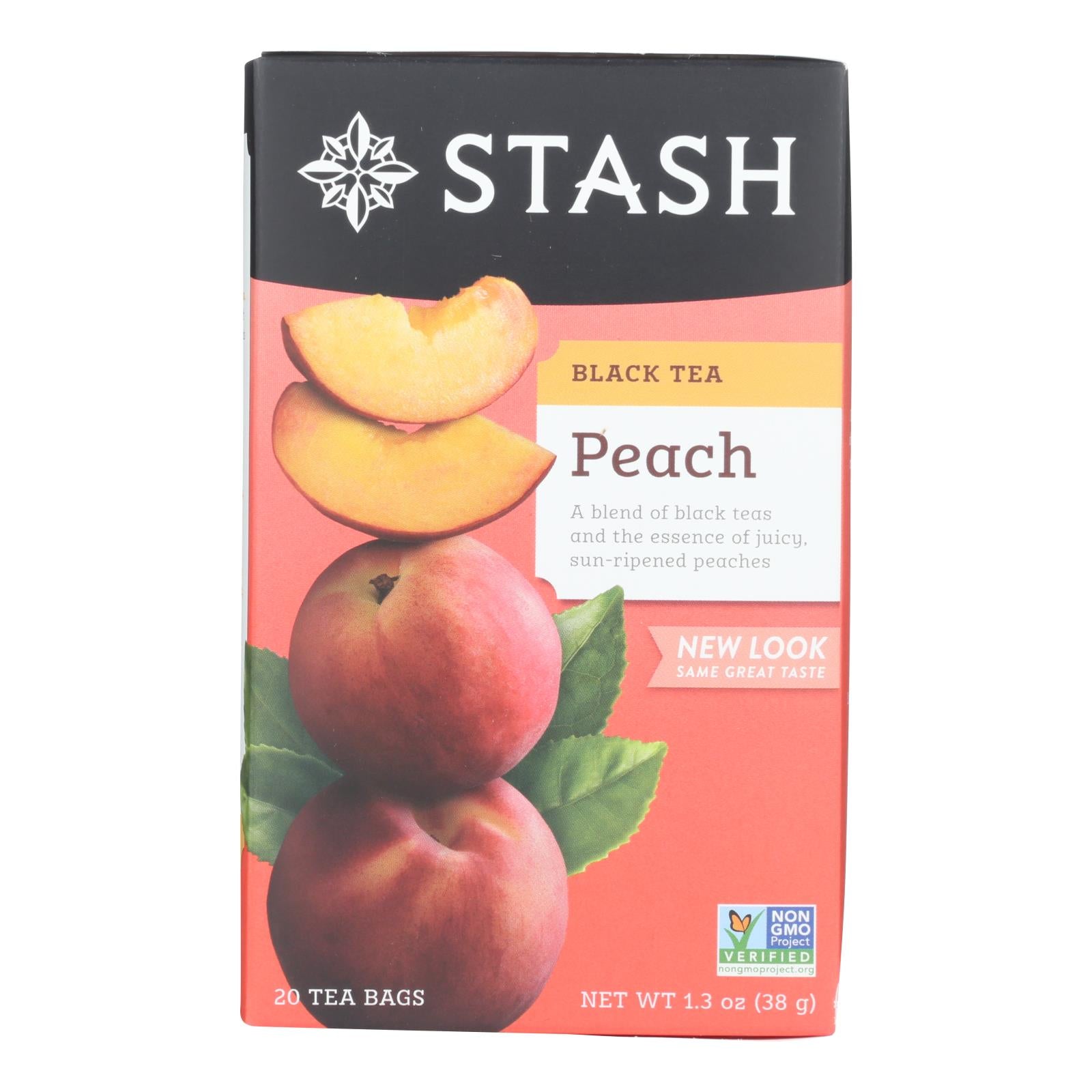 Stash Tea Black Peach 120 Count