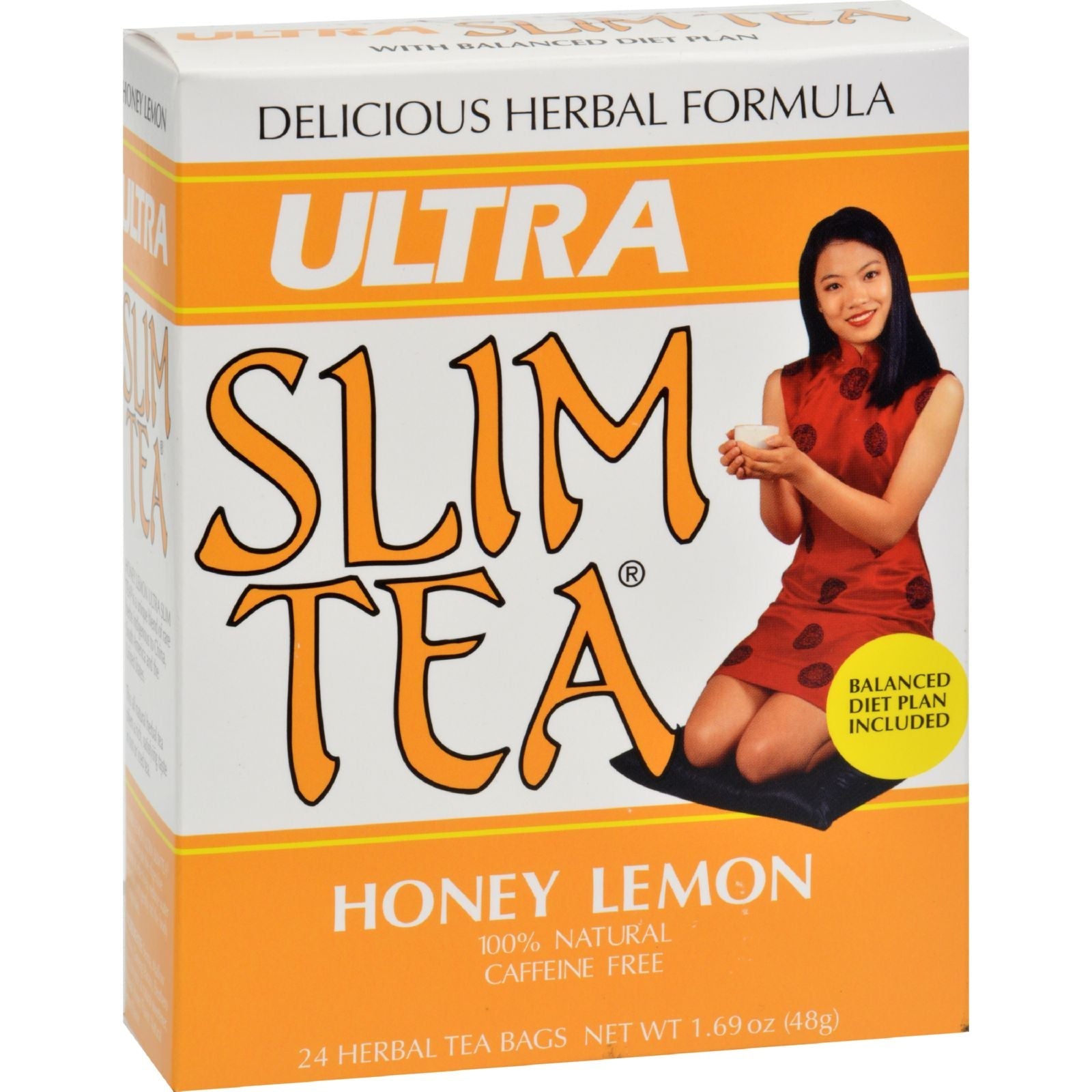 Hobe Labs Ultra Slim Tea Honey Lemon Pack of 24