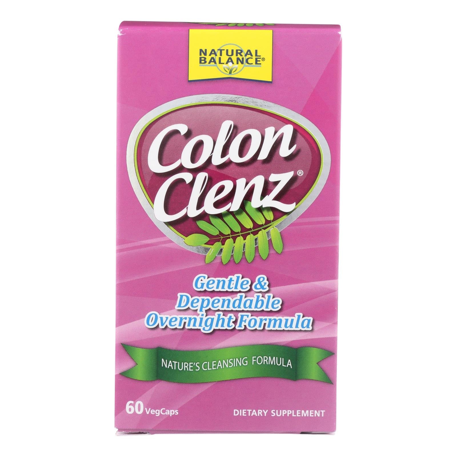 Natural Balance Colon Clenz Vegetable Capsules (Pack of 60)