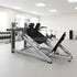 30-Degree Linear Hack Squat Machine - Muscle D Fitness - Plate-Loaded - Adjustable Foot Plate