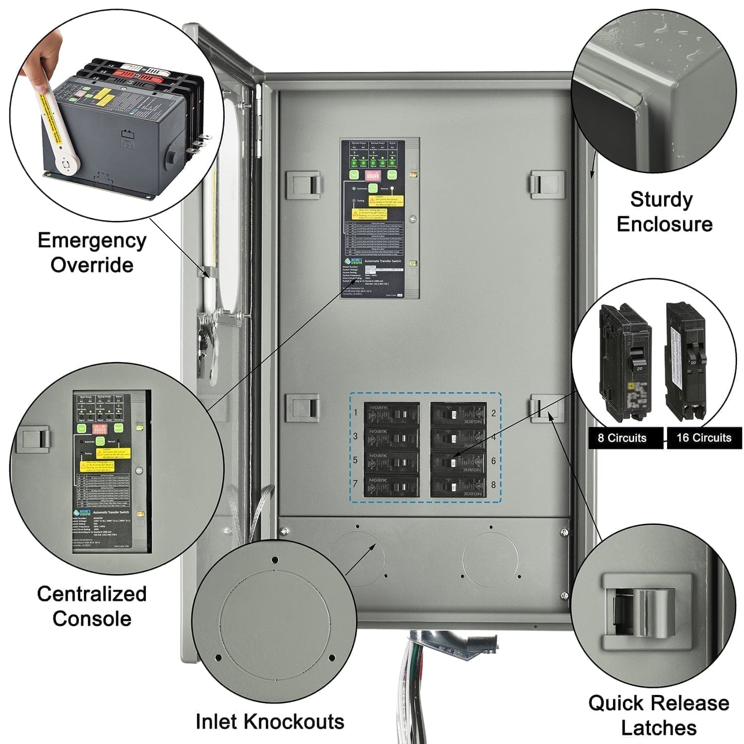 30A Automatic Generator Transfer Switch