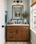 30 Inch Rustic Shaker Single Sink Bathroom Vanity