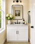 30 Inch White Shaker Single Sink Bathroom Vanity
