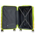 20'/24'/28' 3-Piece PC Spinner Wheel Luggage Set (Yellow+Green)